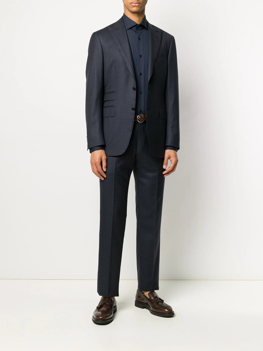 Mazzarelli Mazzarelli Plain Buttoned Shirt, view 5