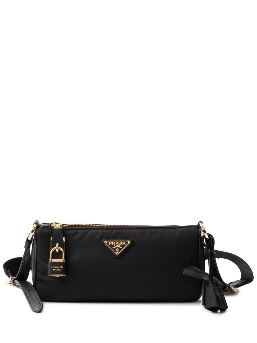 Prada Prada Small Leather-trim Shoulder Bag