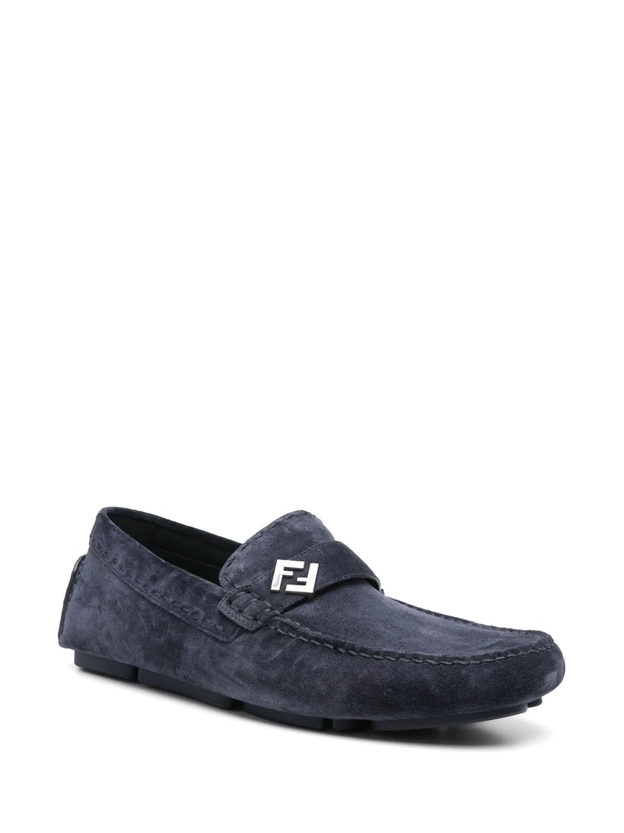 Fendi Fendi Leather Loafers, view 2
