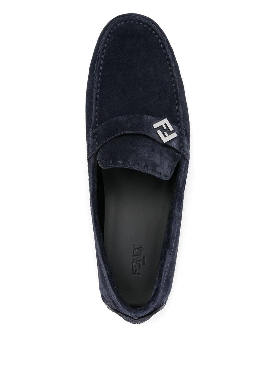 Fendi Fendi Leather Loafers, view 3