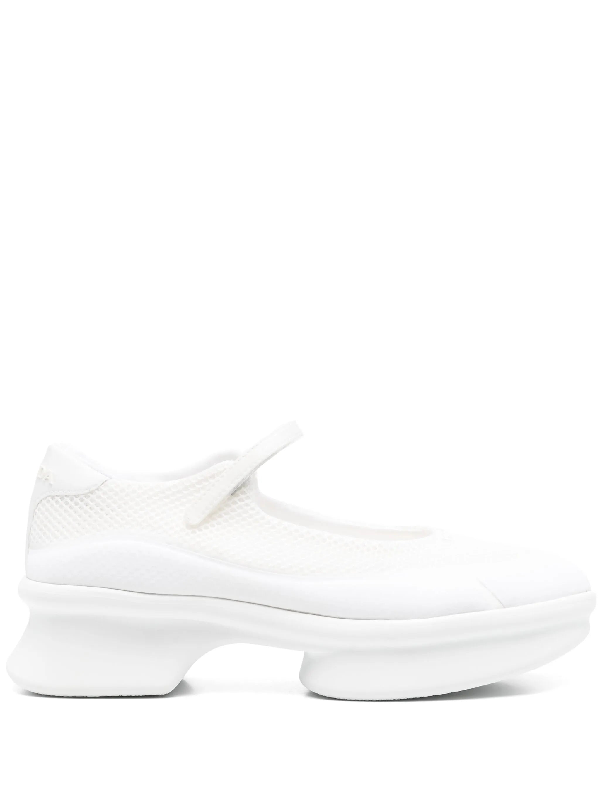 Prada Prada Logo-detail Round-toe Sneakers