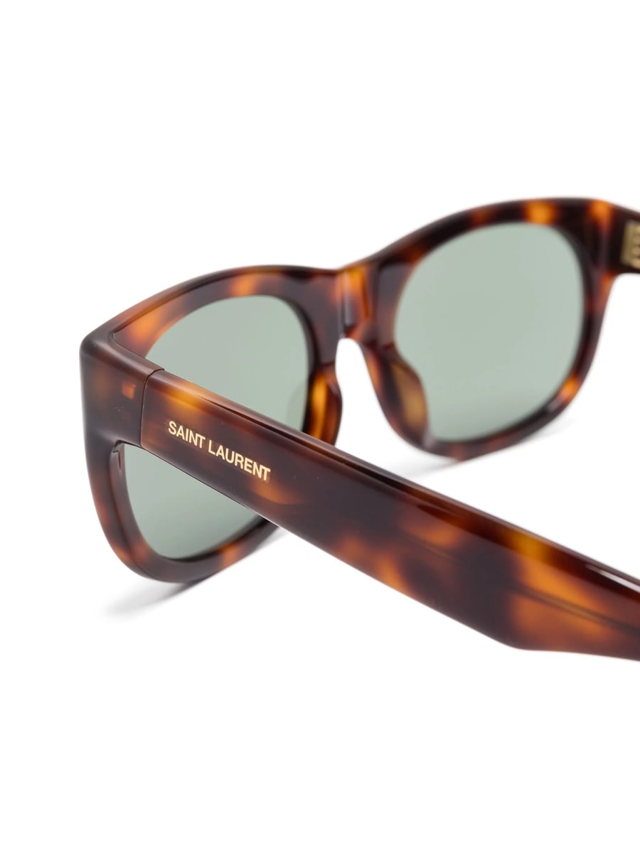 Saint Laurent Saint Laurent Tortoiseshell-effect Sunglasses, view 2
