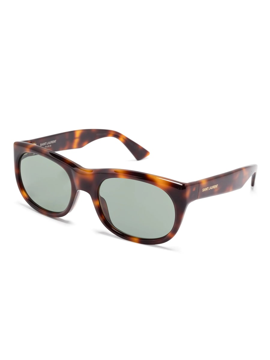 Saint Laurent Saint Laurent Tortoiseshell-effect Sunglasses, view 3