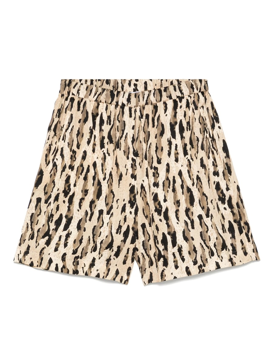 The Nina Studio The Nina Studio Animal-print Shorts