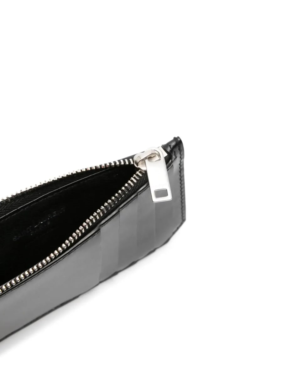 Saint Laurent Saint Laurent Monogram-plaque Cardholder, view 3
