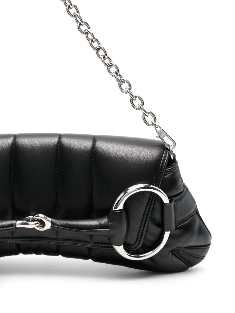 Gucci Gucci Medium Horsebit Chain Shoulder Bag, view 3