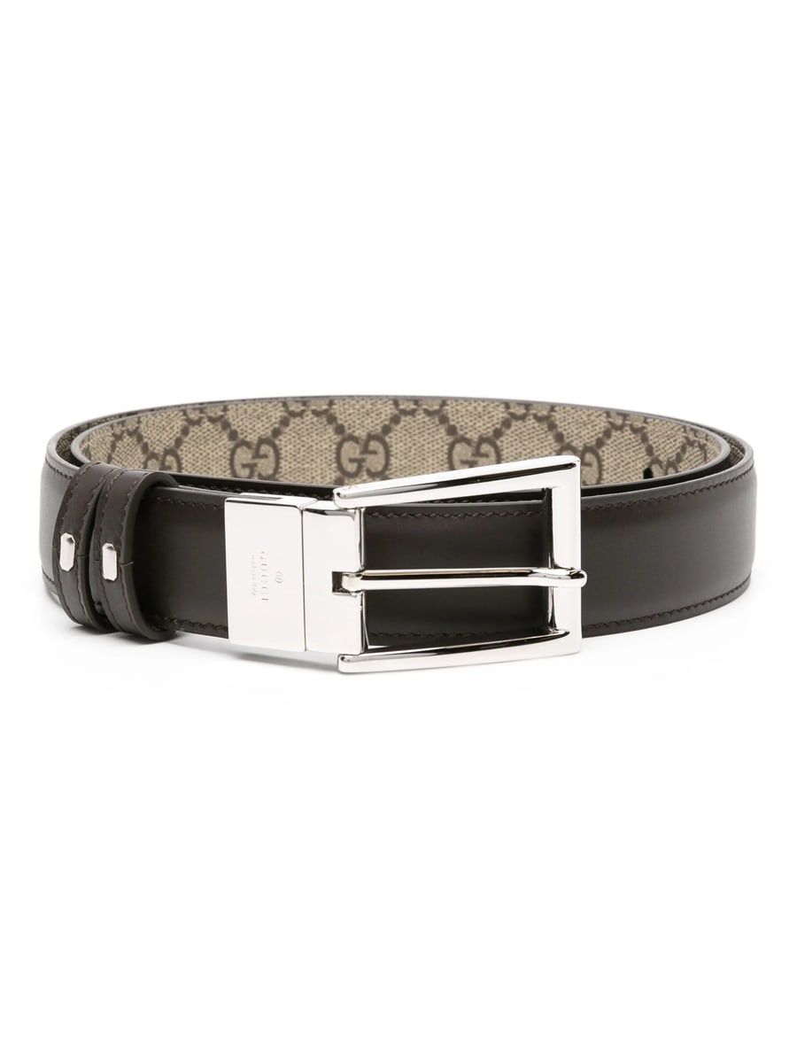 Gucci Gucci Interlocking G Leather Belt