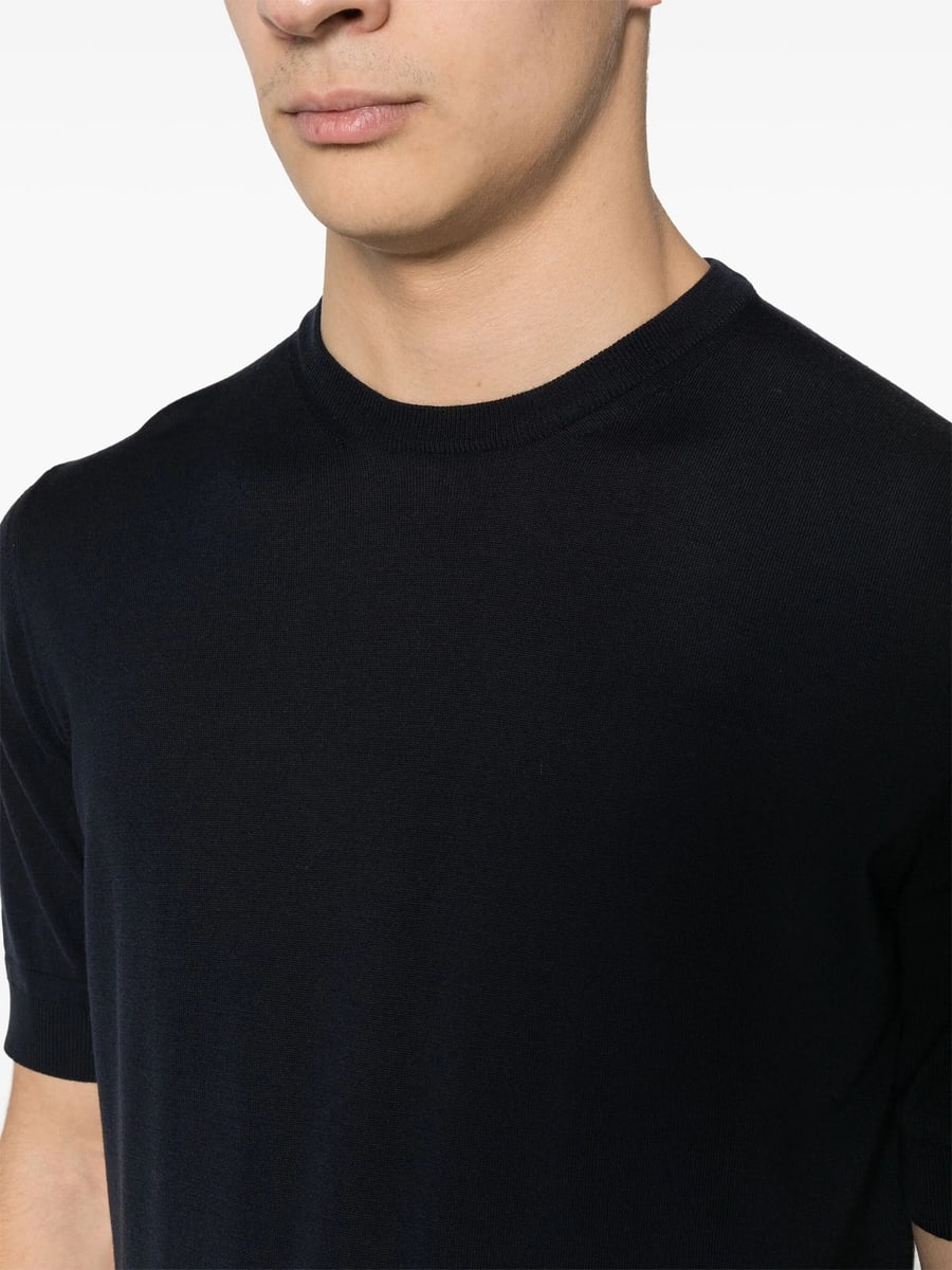 Goes Botanical Goes Botanical Fine-knit Merino Wool Top, view 2