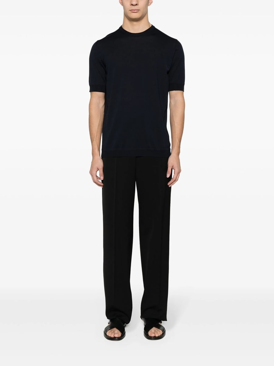 Goes Botanical Goes Botanical Fine-knit Merino Wool Top, view 3