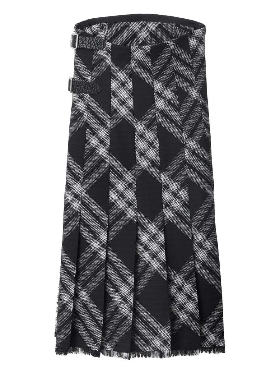 Burberry Burberry Checked Wrap Minidress, view 2