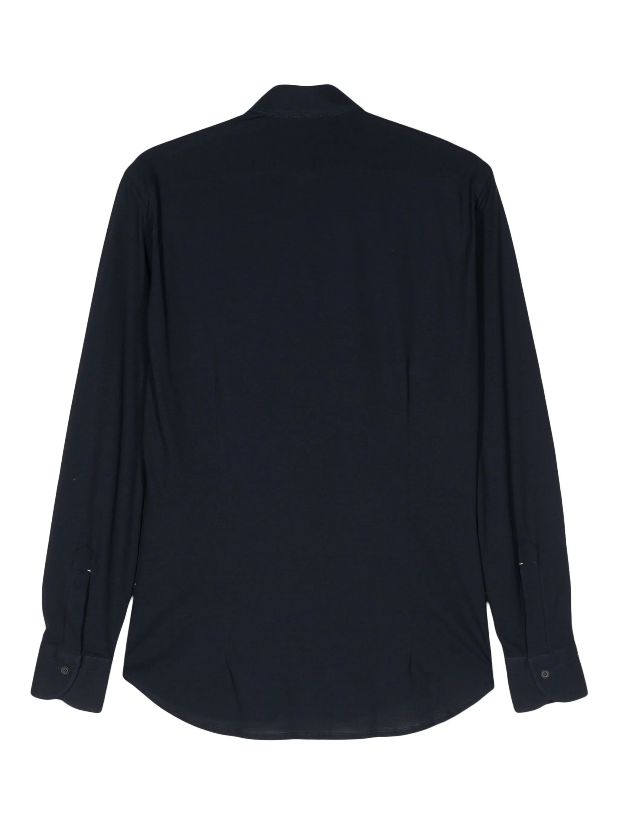 Mazzarelli Mazzarelli Tonal Stitching Cotton Shirt, view 2