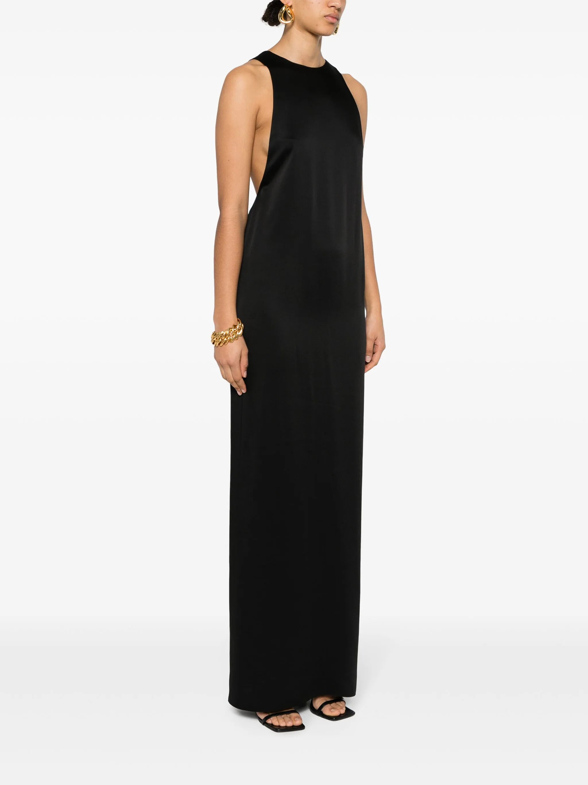 Saint Laurent Saint Laurent Knot-detail Dress, view 2