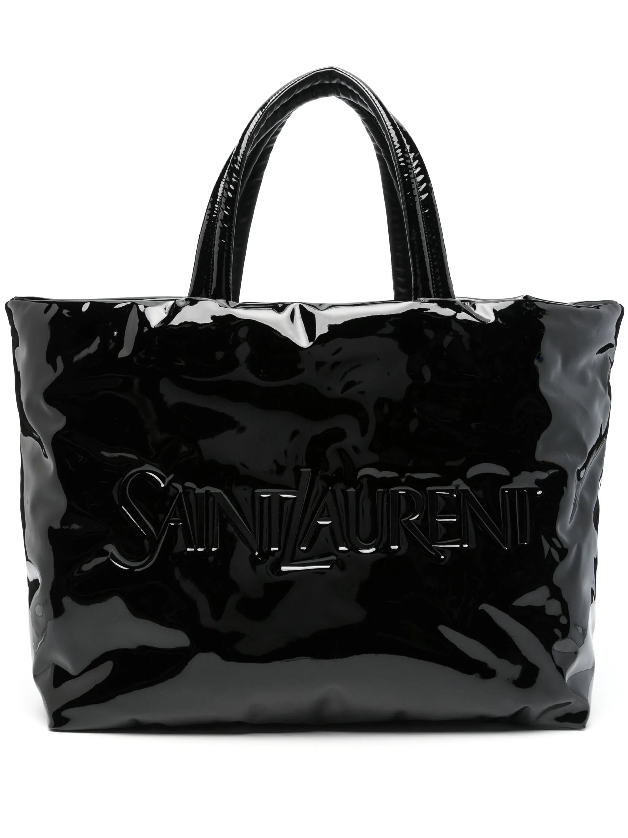 Saint Laurent Saint Laurent Logo-debossed Tote Bag