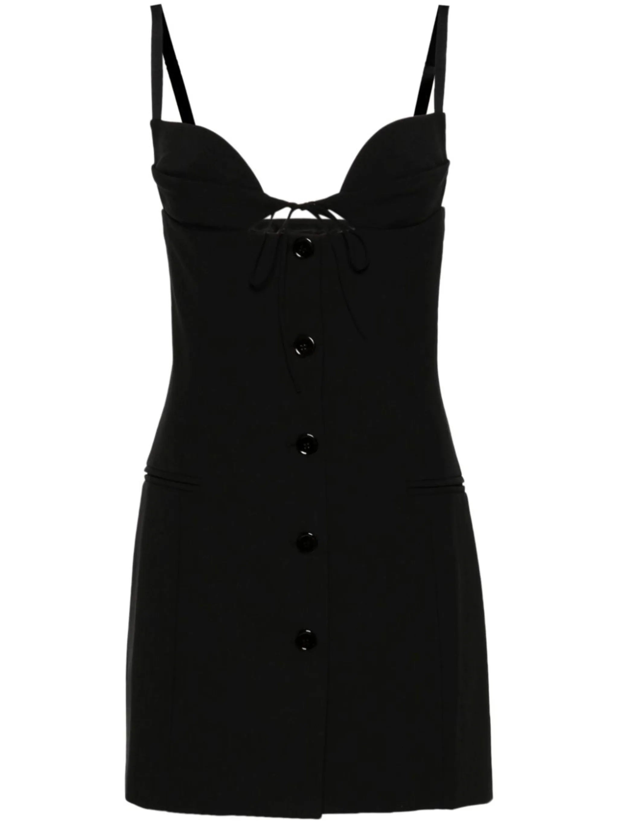 Nensi Dojaka Nensi Dojaka Button-up Mini Dress