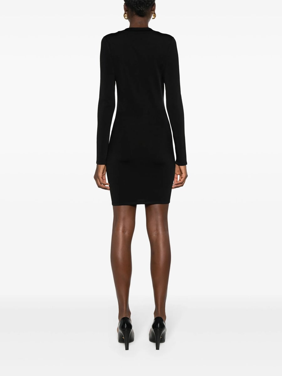 Saint Laurent Saint Laurent Décolleté Mini Dress, view 4