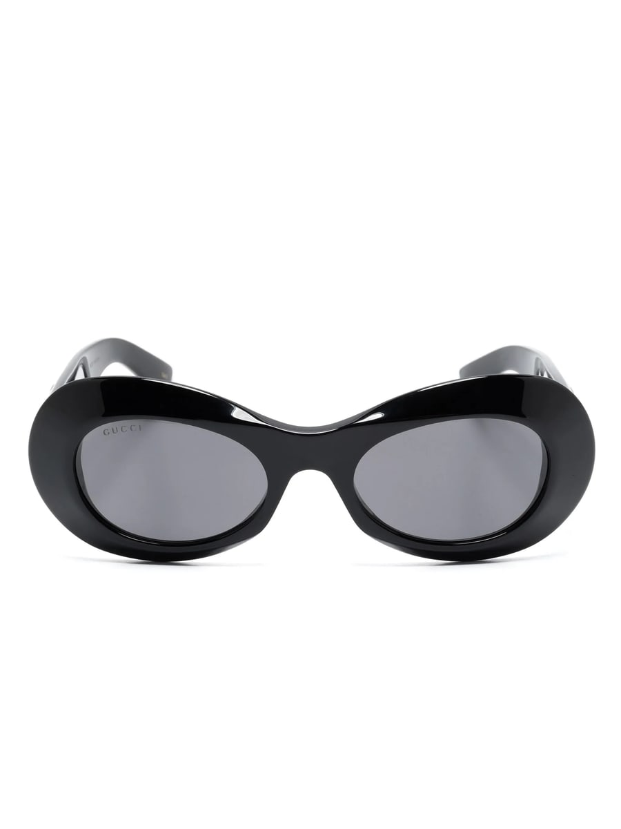 Gucci Gucci Interlocking G Oval-frame Sunglasses