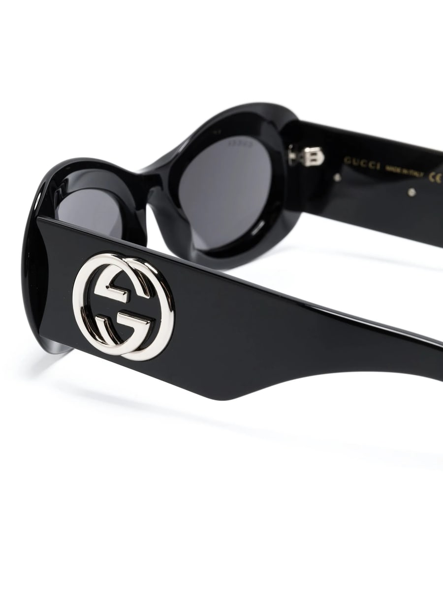 Gucci Gucci Interlocking G Oval-frame Sunglasses, view 4