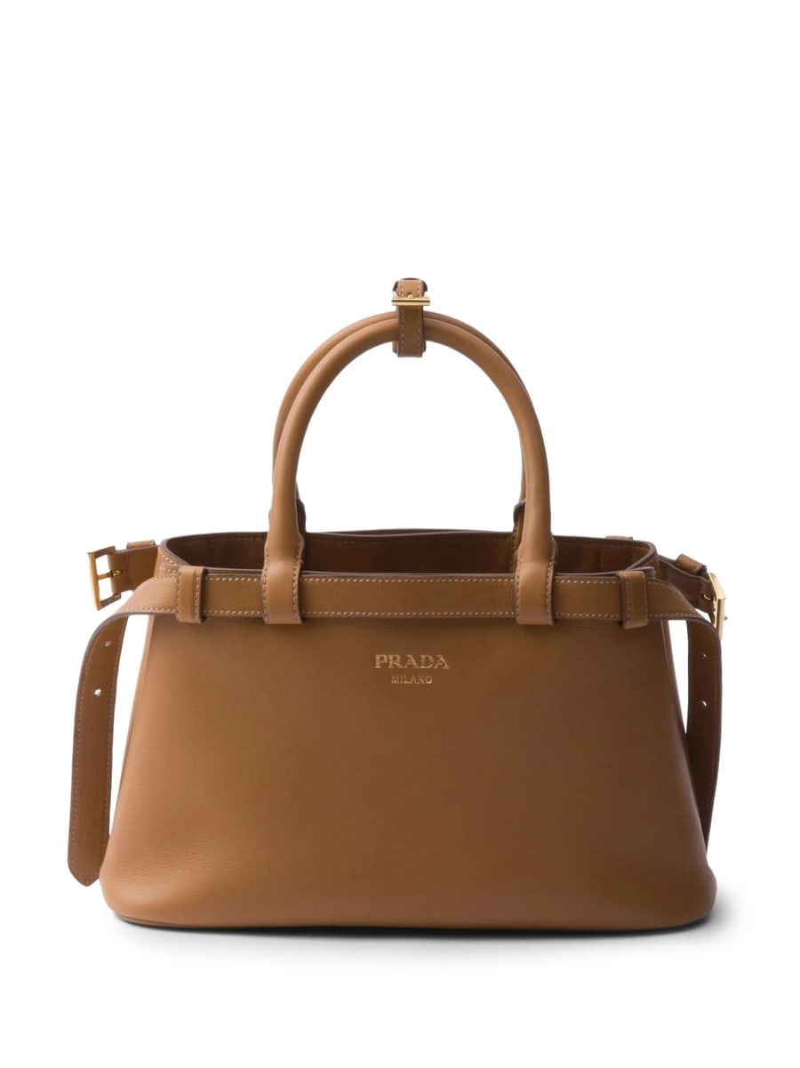 Prada Prada Small Buckle Tote Bag