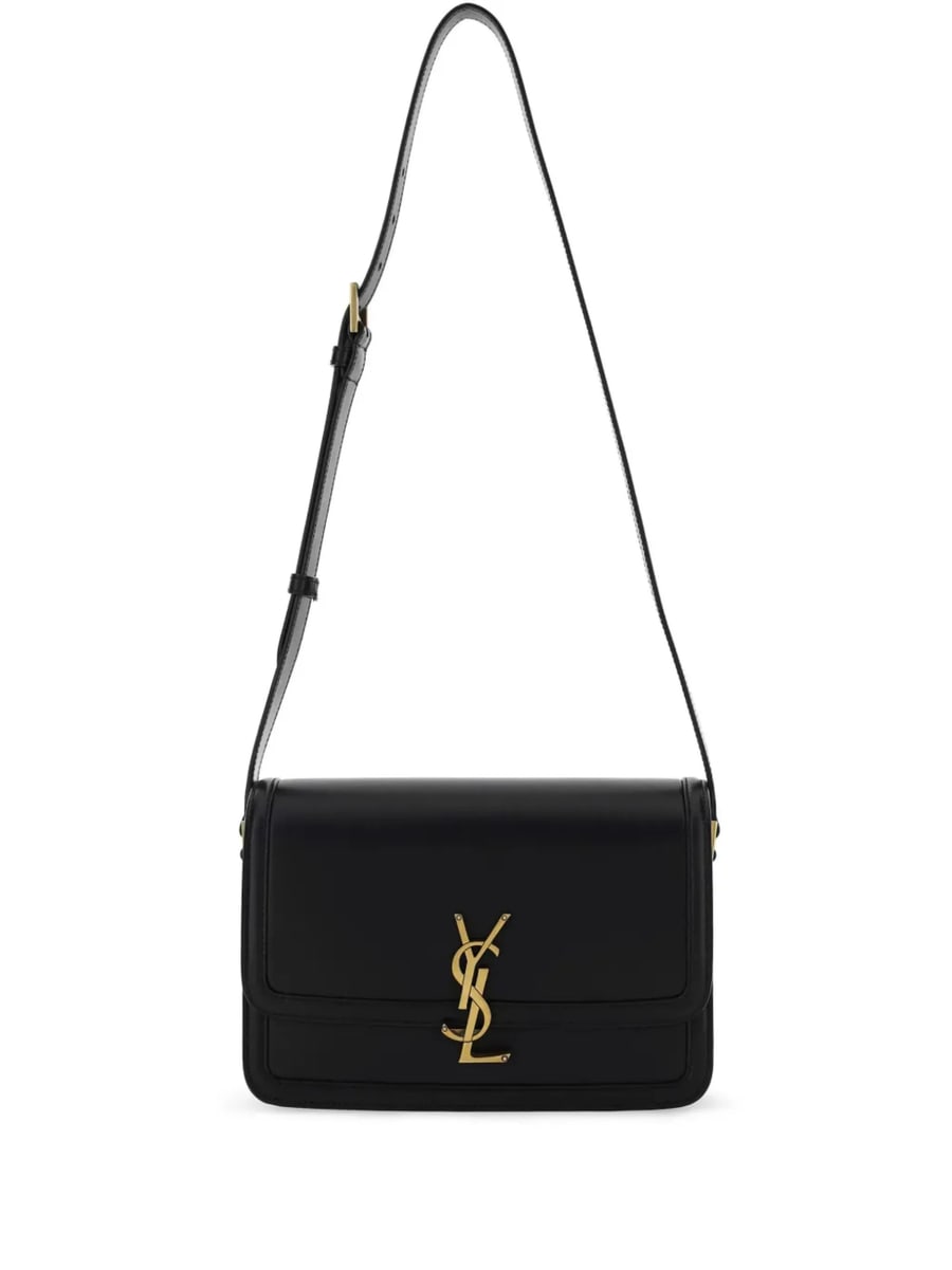 Saint Laurent Saint Laurent Monogram Leather Shoulder Bag, view 5
