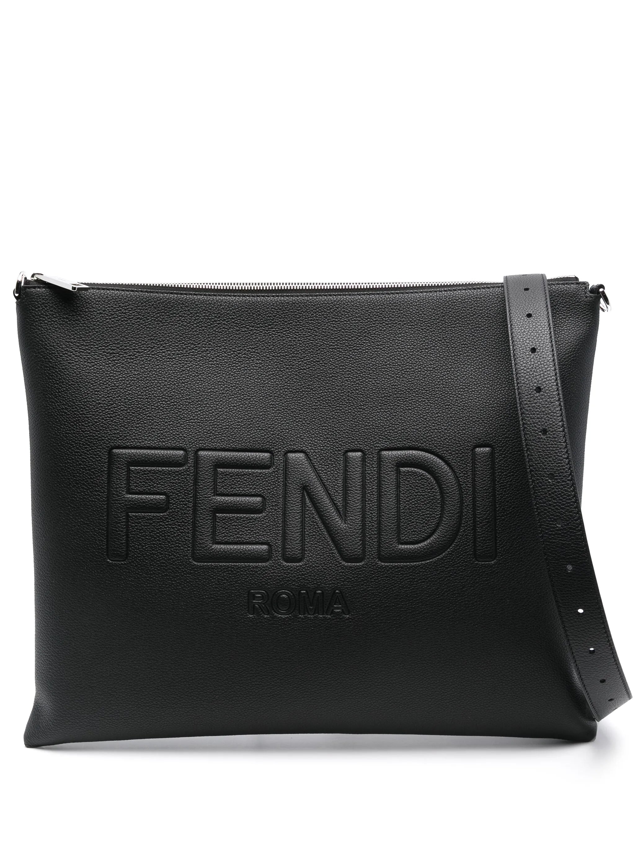 Fendi Fendi Fendi After Leather Shoulder Bag