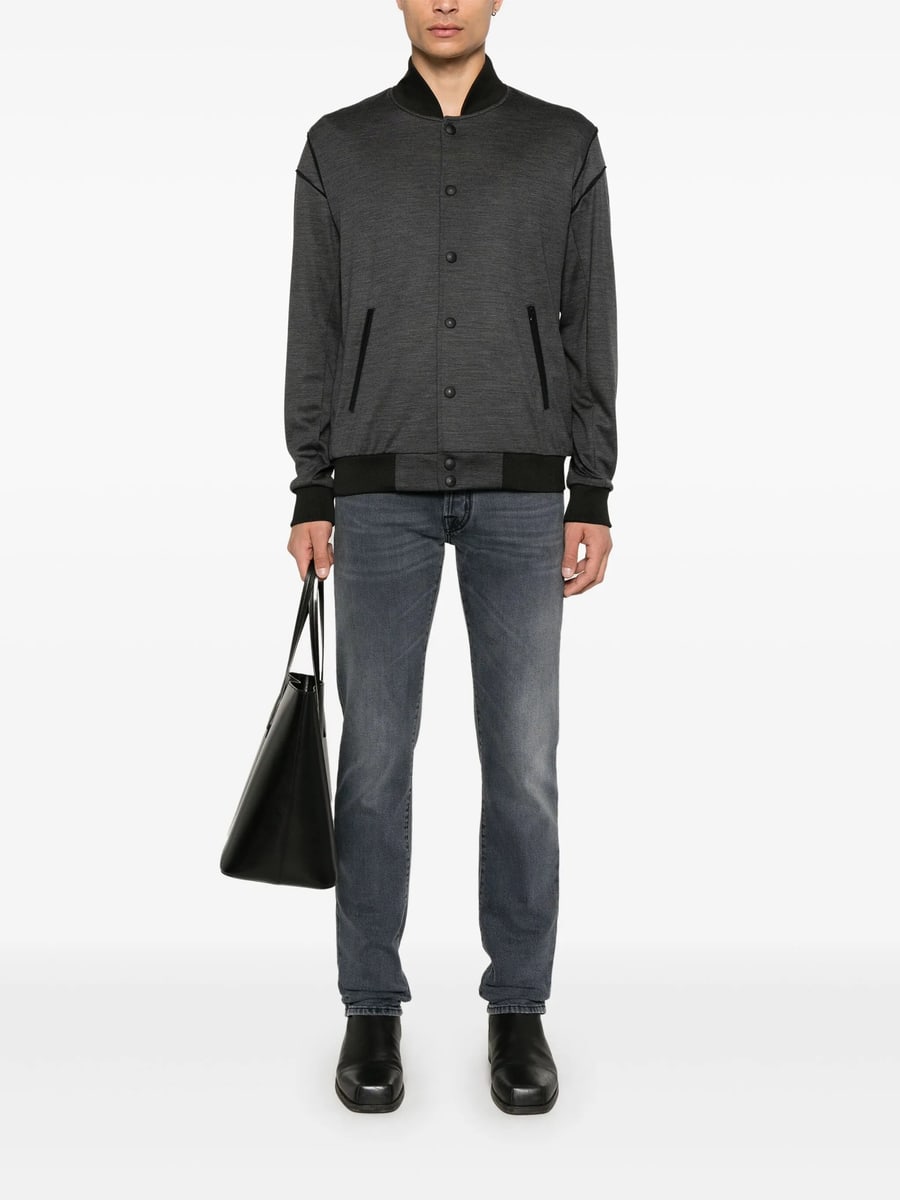 Eraldo Eraldo Merino-wool Bomber Jacket, view 5