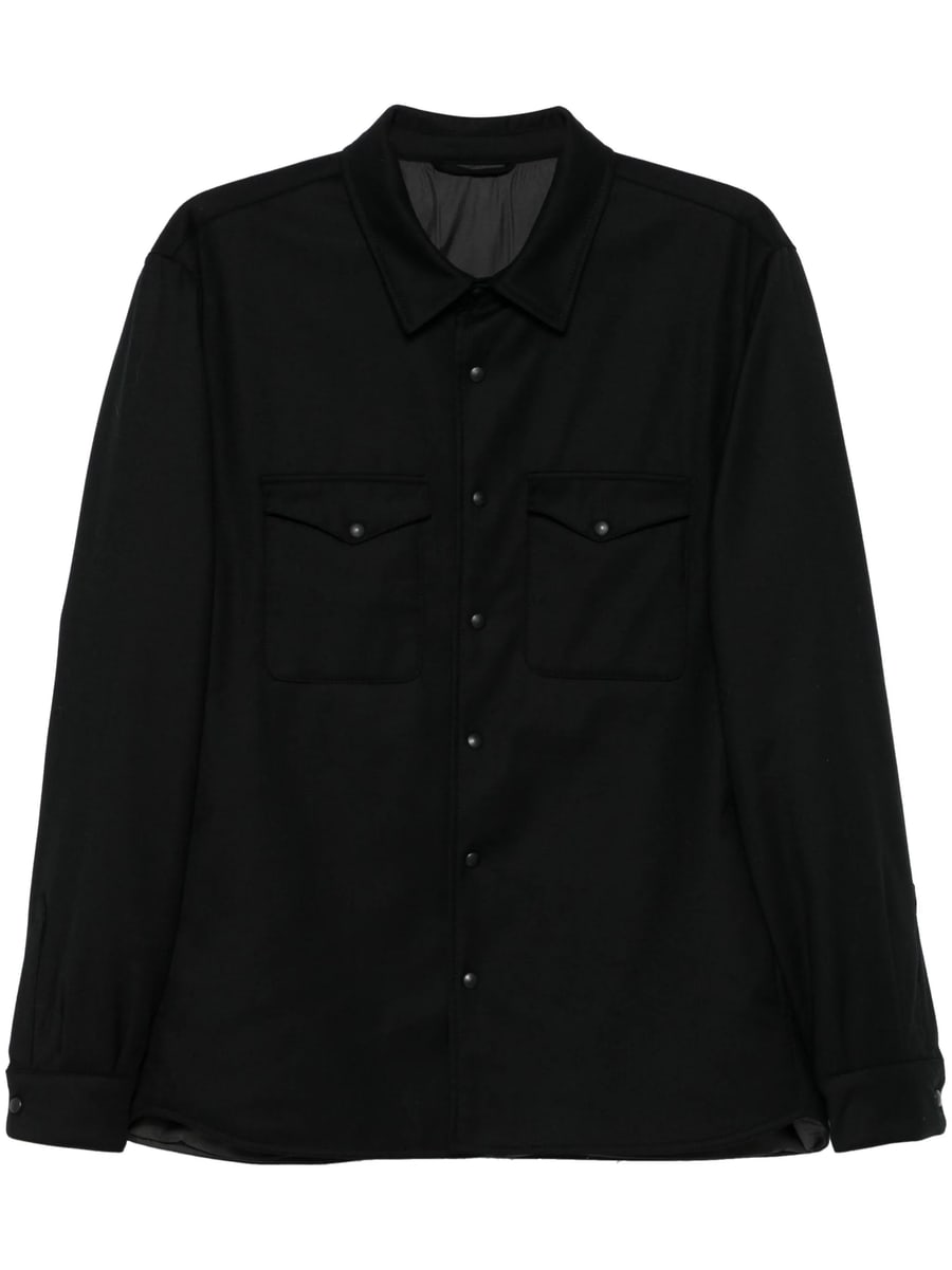 Eraldo Eraldo Virgin Wool Shirt Jacket