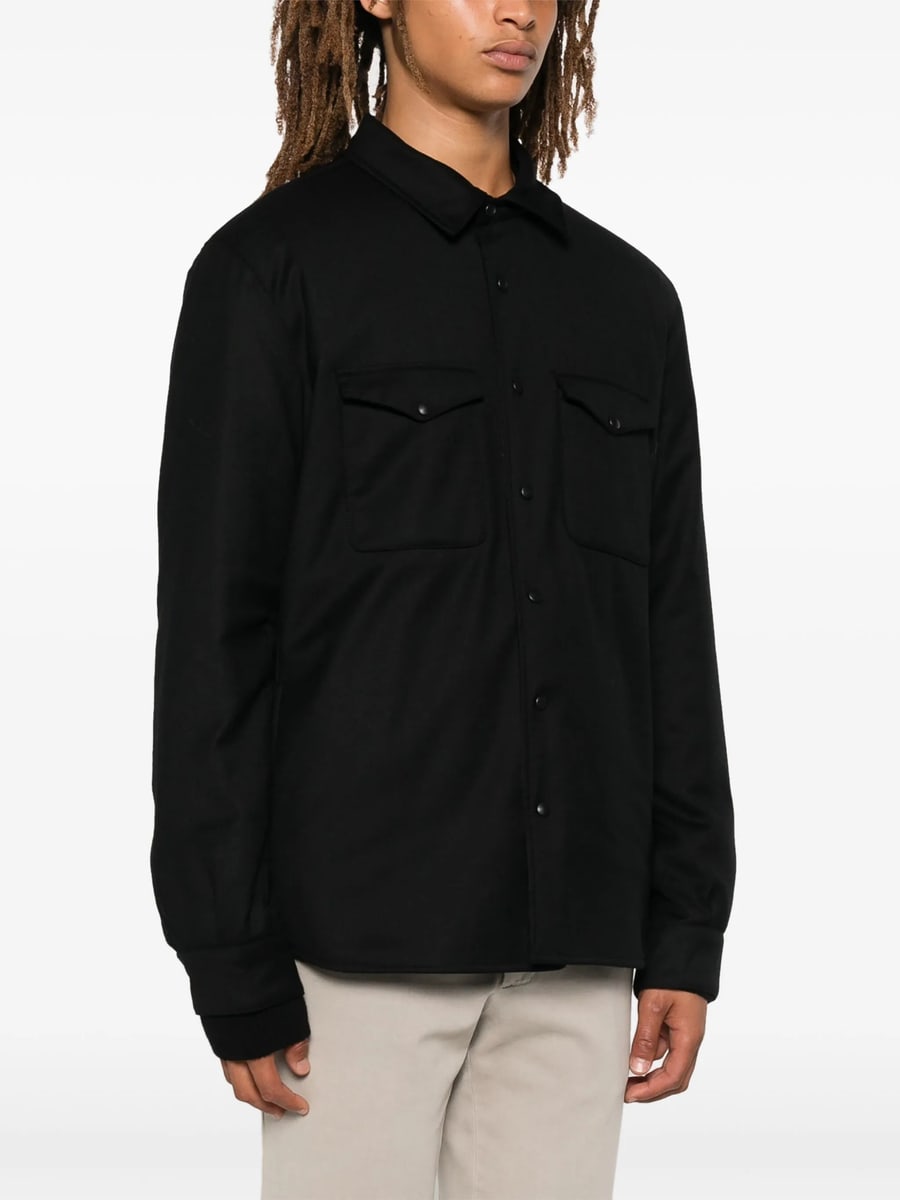 Eraldo Eraldo Virgin Wool Shirt Jacket, view 3