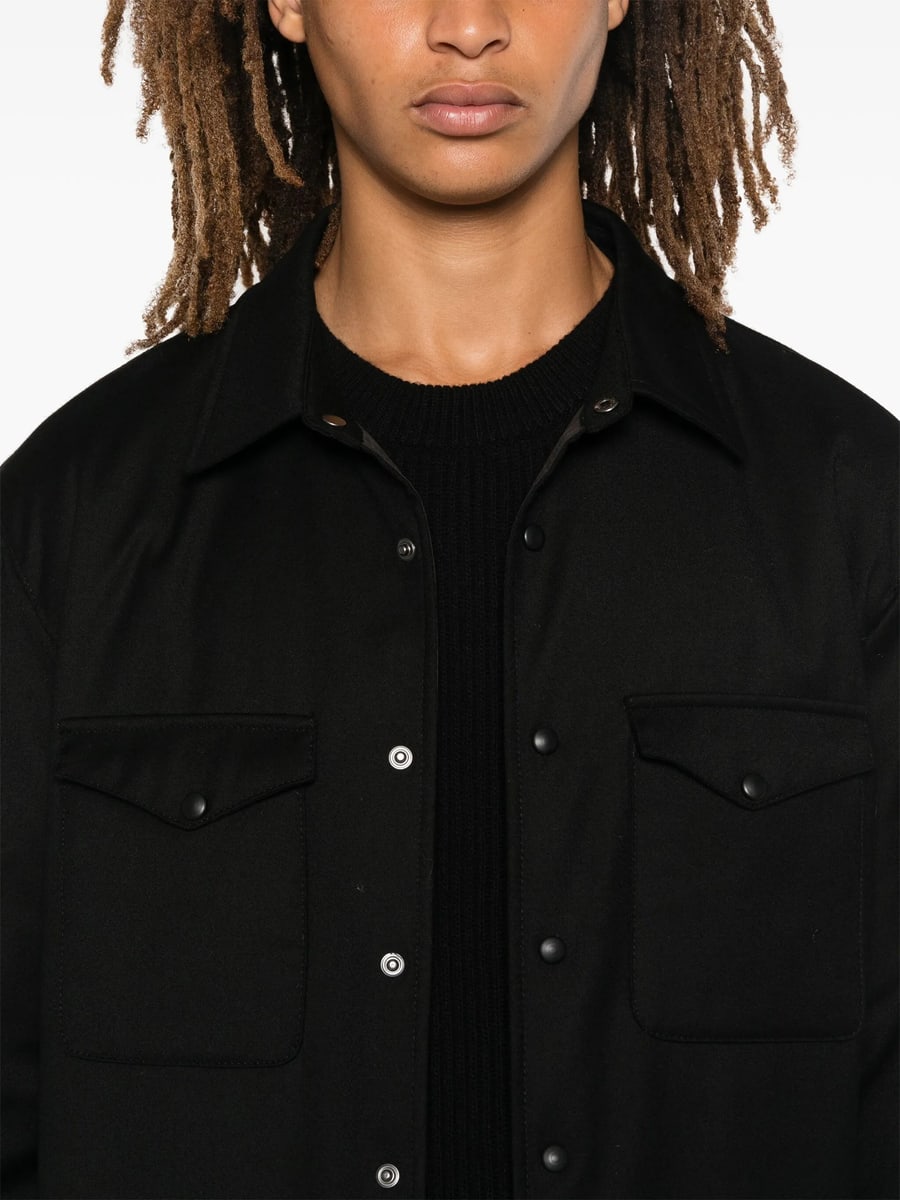 Eraldo Eraldo Virgin Wool Shirt Jacket, view 5
