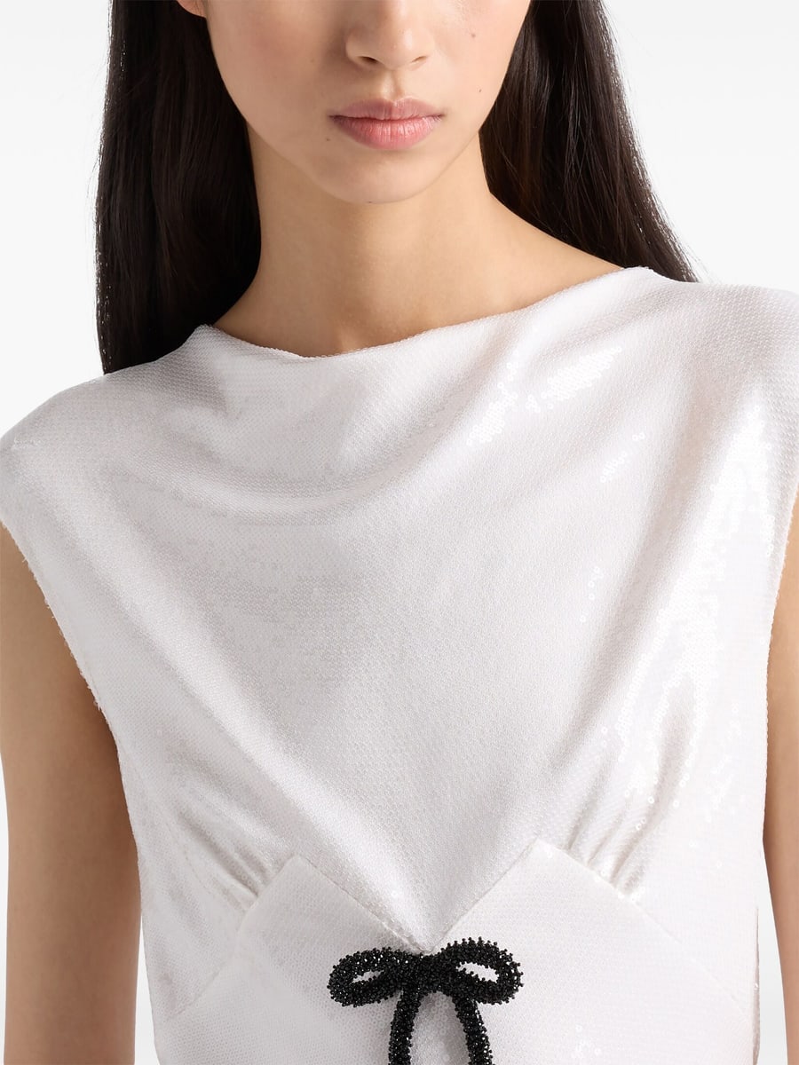 Prada Prada Sequined Midi Dress, view 2