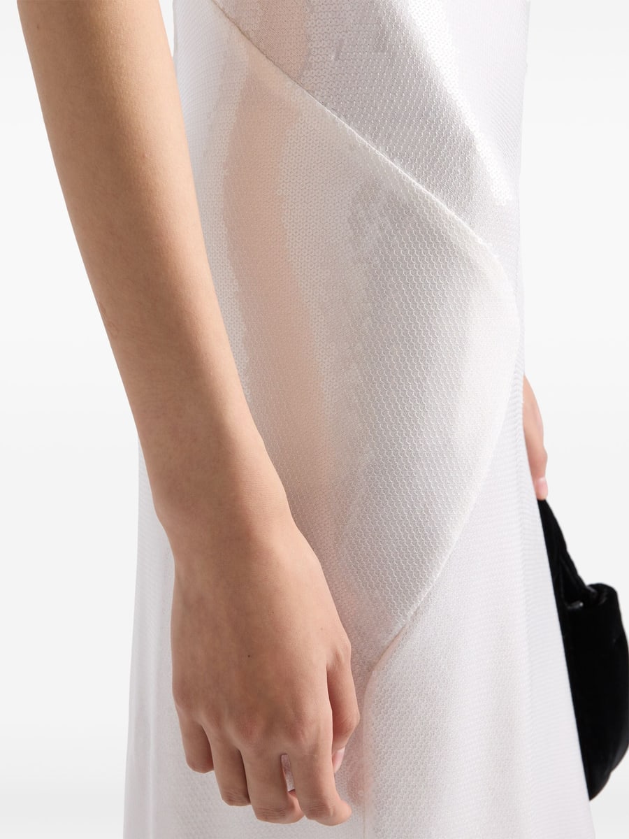 Prada Prada Sequined Midi Dress, view 3