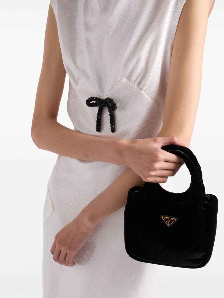 Prada Prada Sequined Midi Dress, view 4