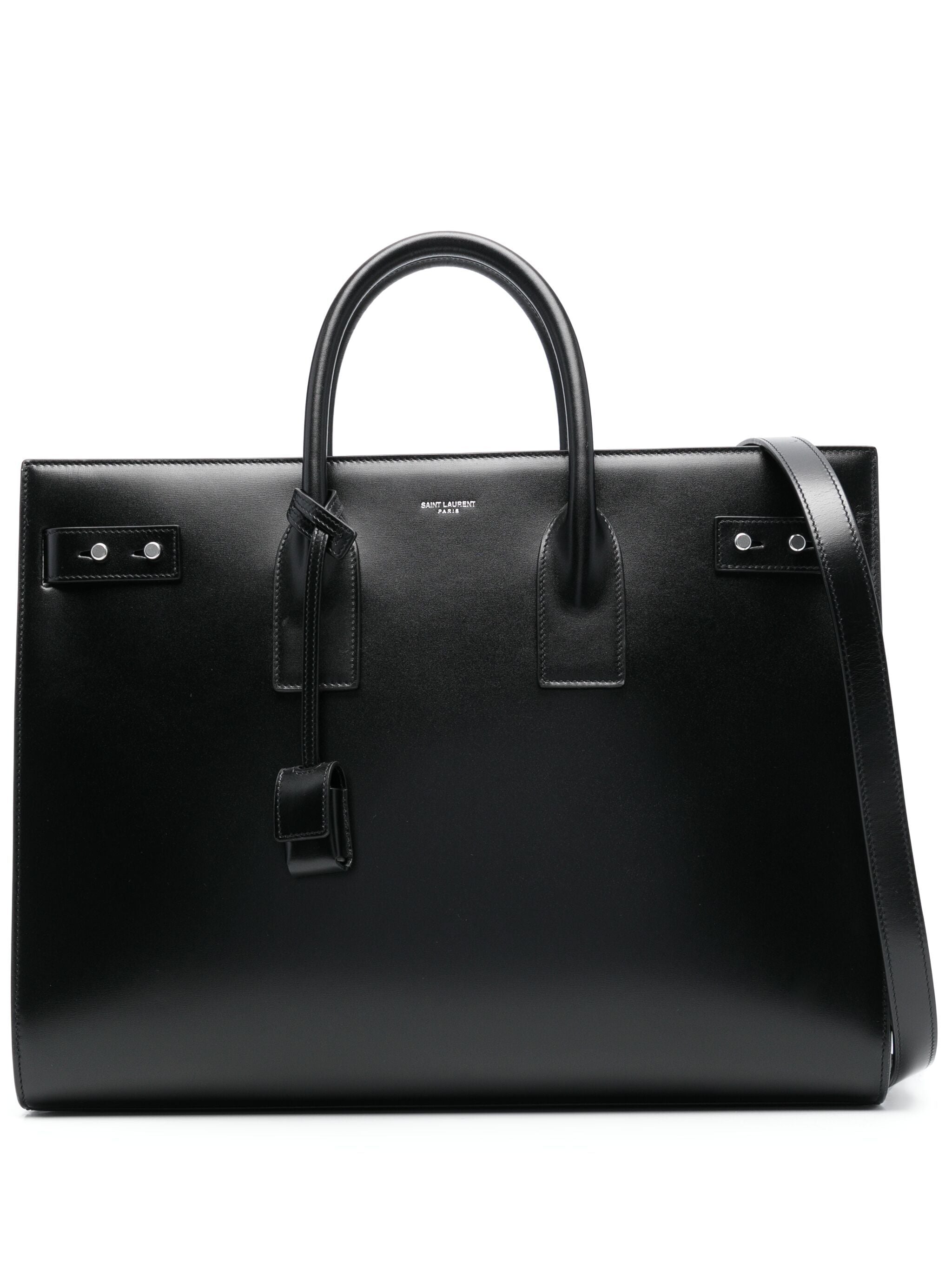 Saint Laurent Saint Laurent Logo-debossed Tote Bag