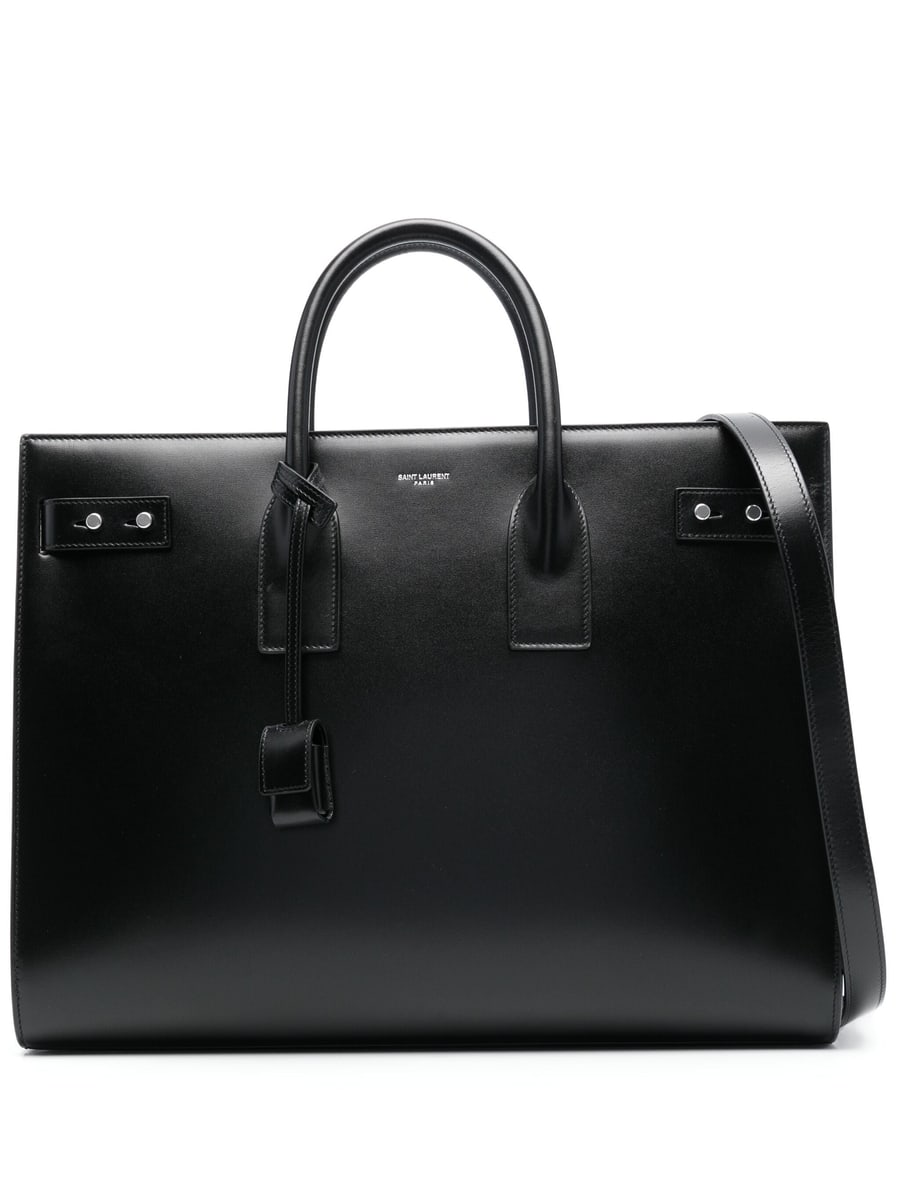 Saint Laurent Saint Laurent Logo-debossed Tote Bag