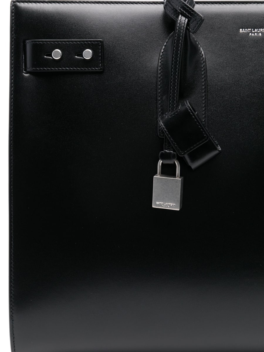 Saint Laurent Saint Laurent Logo-debossed Tote Bag, view 2