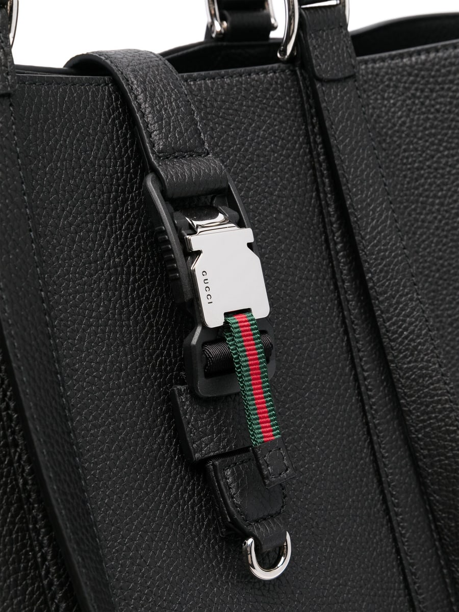 Gucci Gucci Large Web-trim Tote Bag, view 4