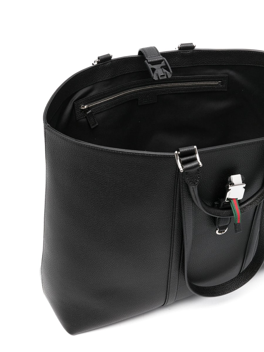 Gucci Gucci Large Web-trim Tote Bag, view 6