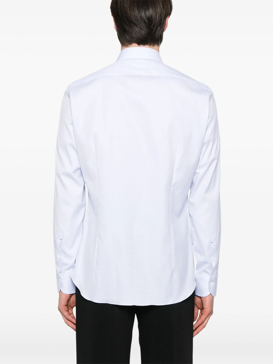 Mazzarelli Mazzarelli Mini-check Shirt, view 3