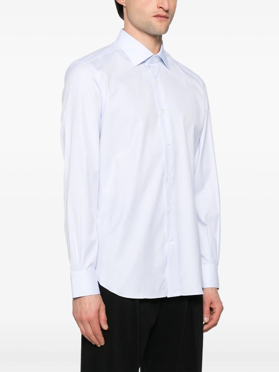 Mazzarelli Mazzarelli Mini-check Shirt, view 5