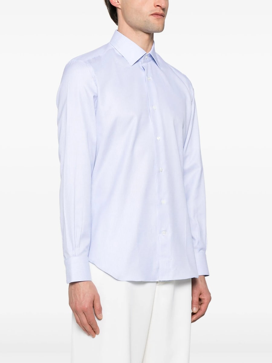 Mazzarelli Mazzarelli Mini-check Shirt, view 3