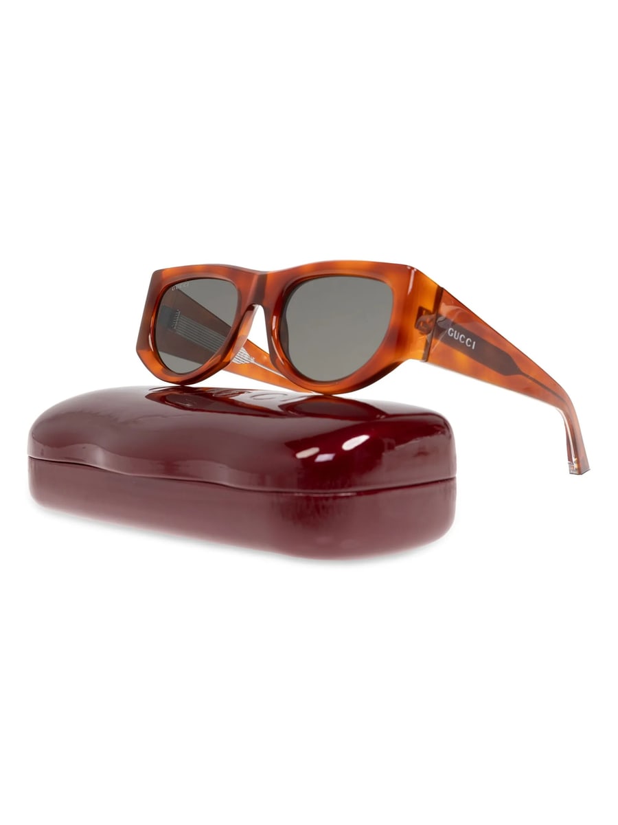 Gucci Gucci Oval-frame Sunglasses, view 3