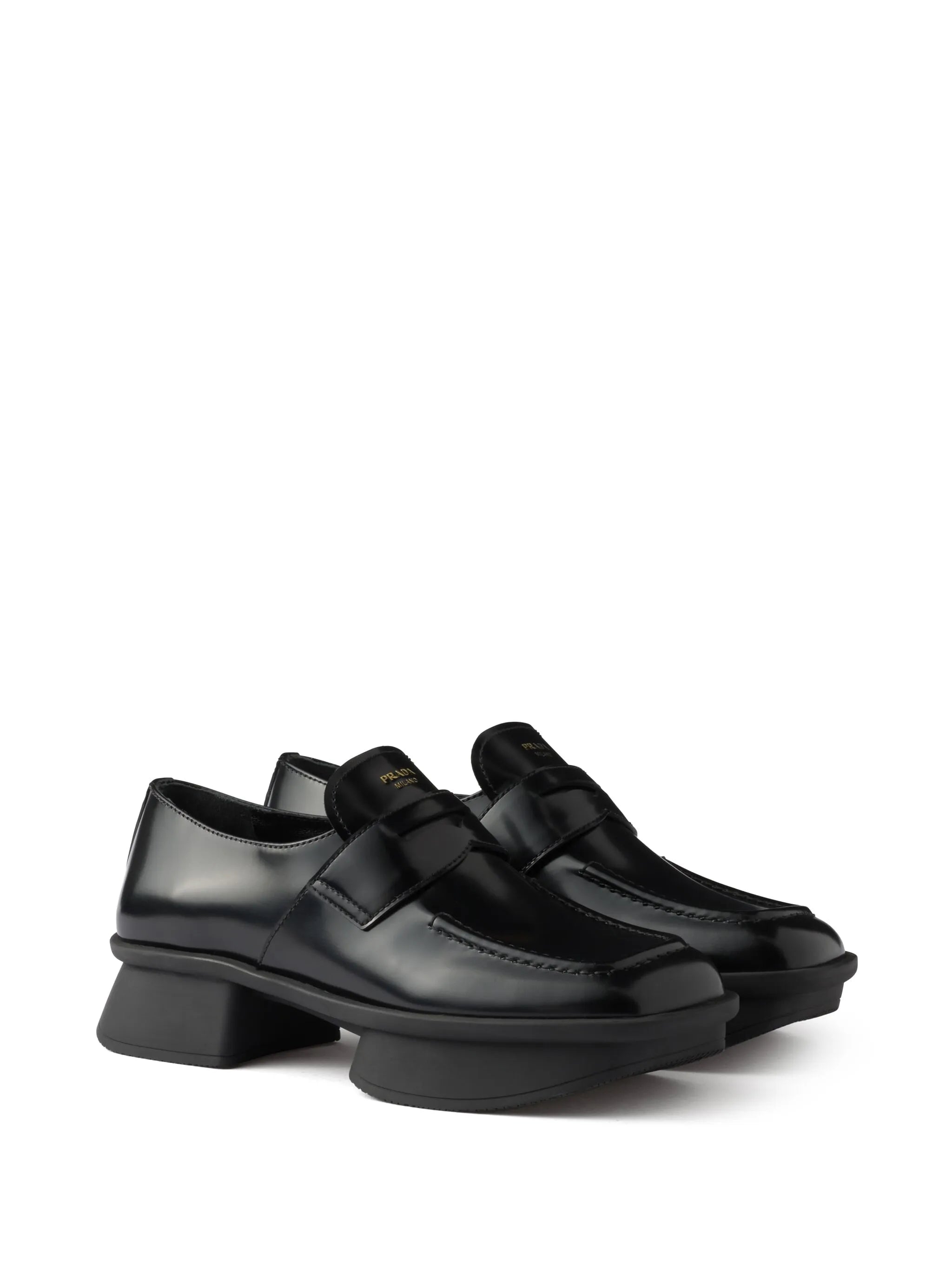 Prada Prada Leather Loafers, view 2
