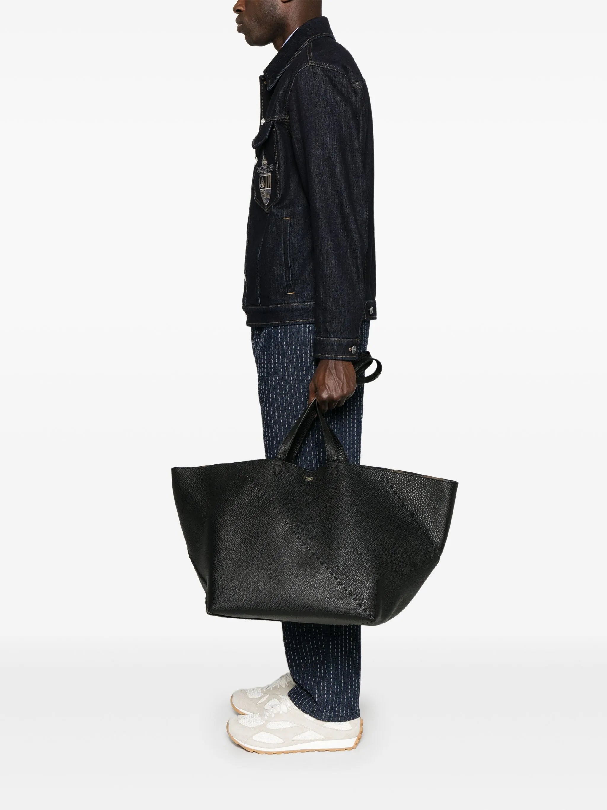 Fendi Fendi Large Selleria Diagonal Tote Bag, view 2