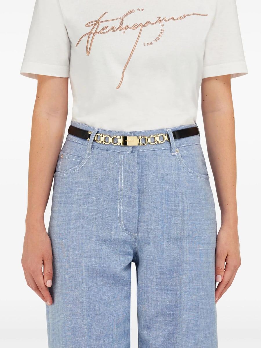 Ferragamo Ferragamo  Gancini Extendable Bijoux Belt, view 2