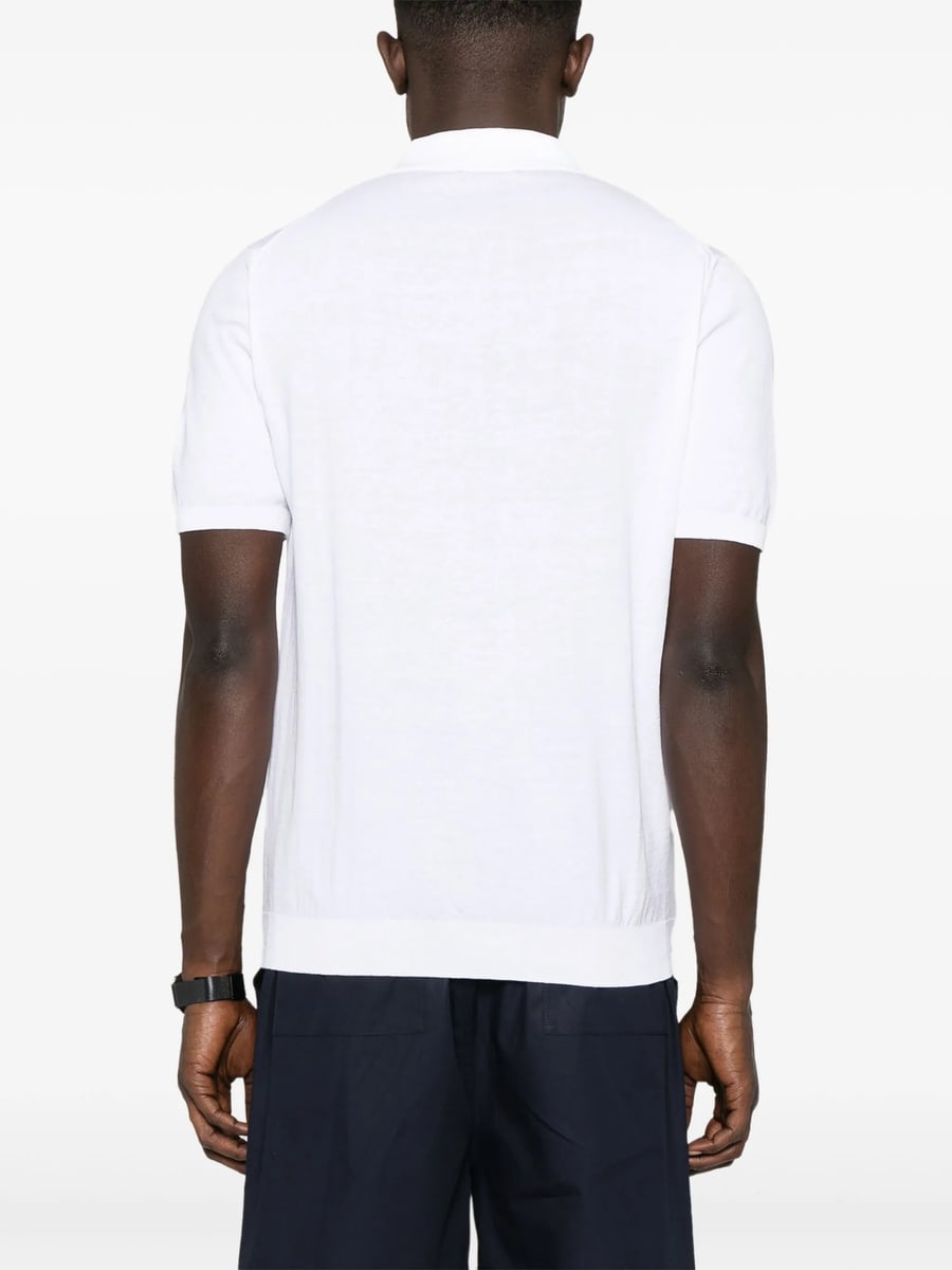 Eraldo Eraldo Knitted Polo Shirt, view 4