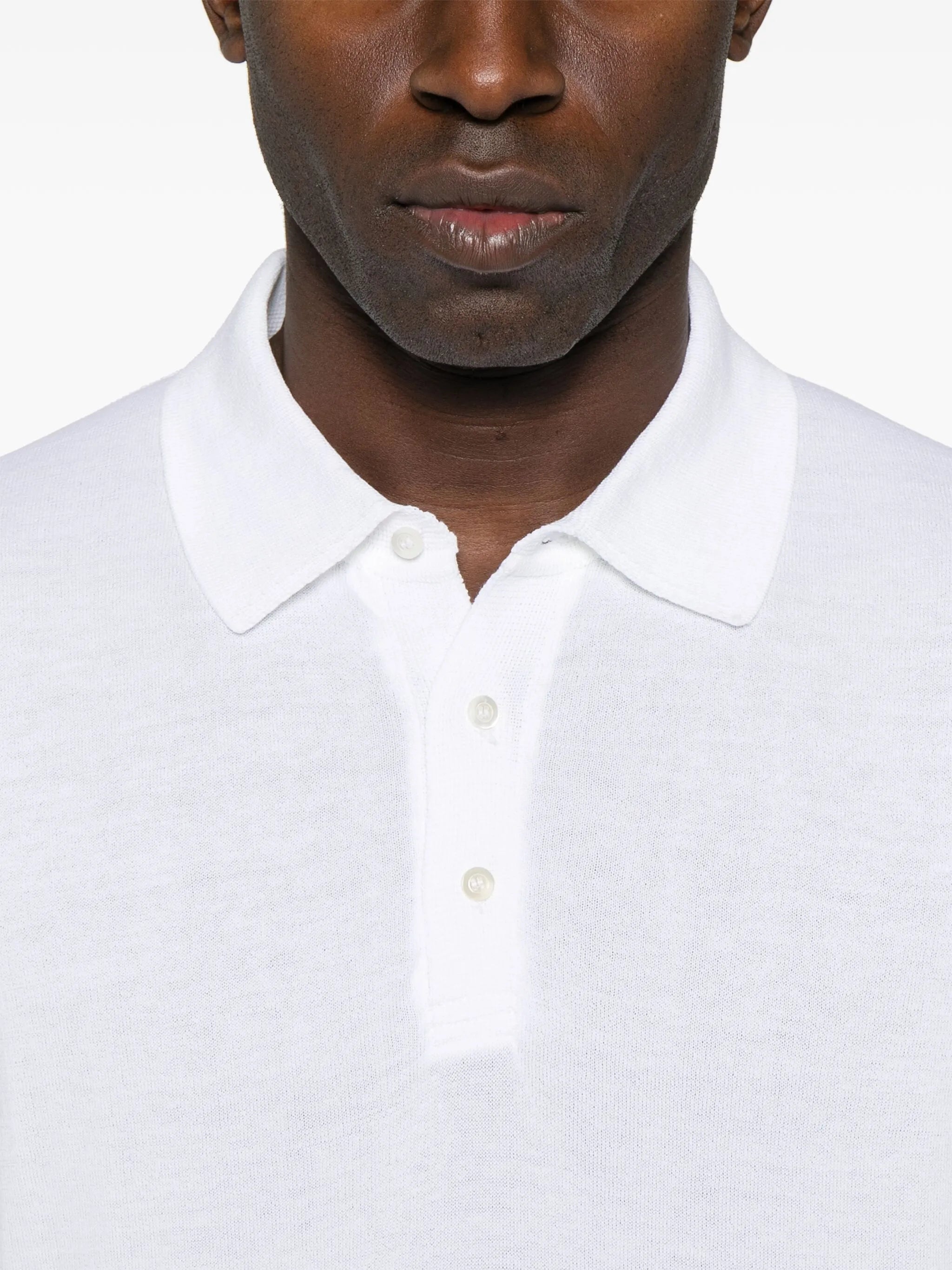 Eraldo Eraldo Knitted Polo Shirt, view 2