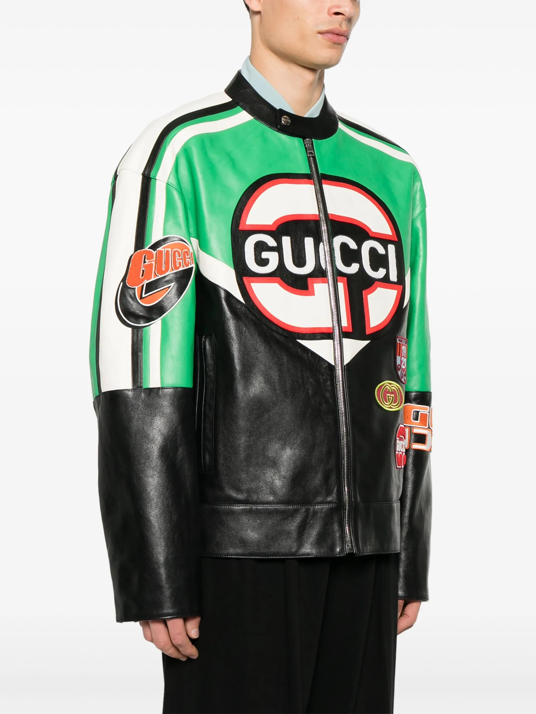 Gucci Gucci Logo-patch Jacket, view 2
