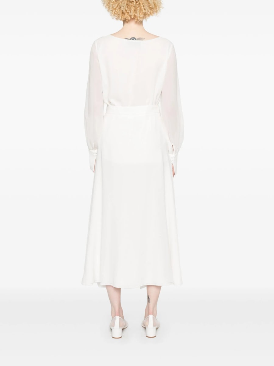 De Santis De Santis Draped Midi Skirt, view 2