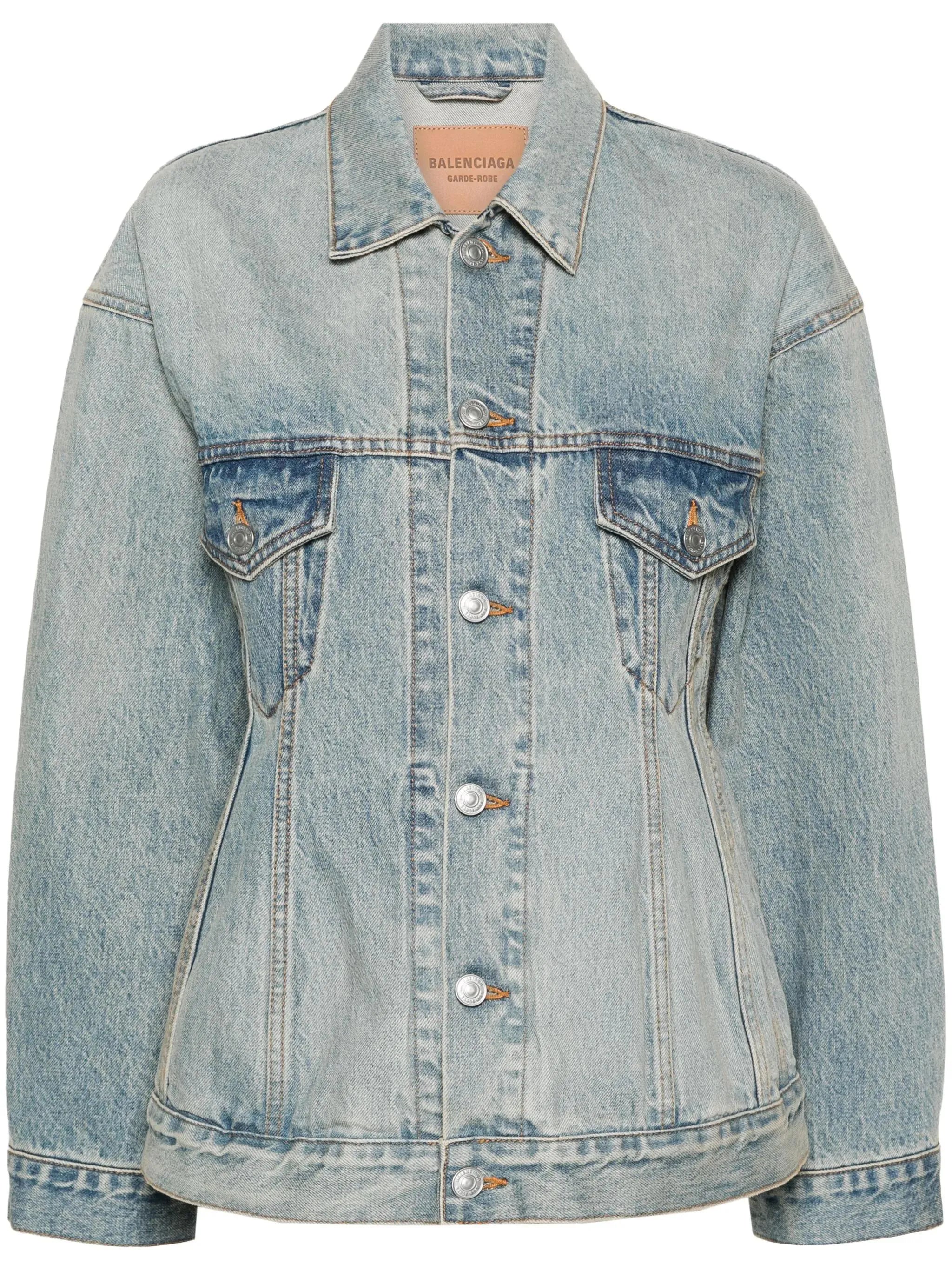 Balenciaga Balenciaga Hourglass Denim Jacket