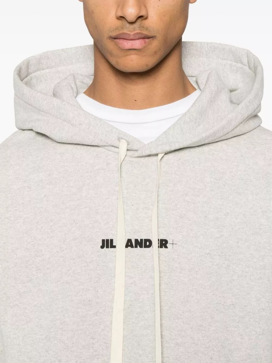 Jil Sander Felpa con logo, view 2