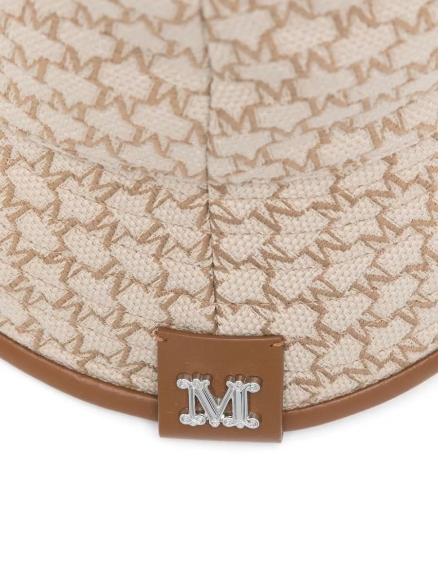 Max Mara Borsa a secchiello con logo allover, view 2